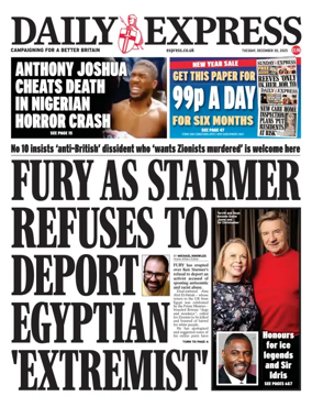 Cover of Daily Express