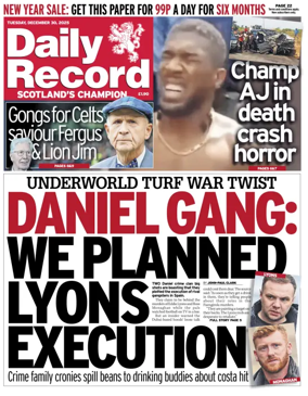 Cover of Daily Record