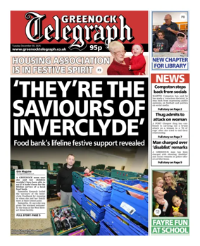 Cover of Greenock Telegraph