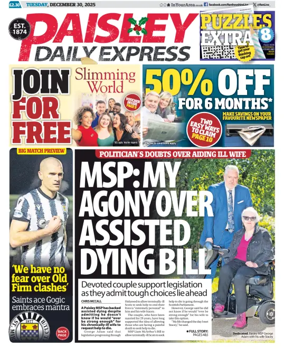Cover of Paisley Daily Express