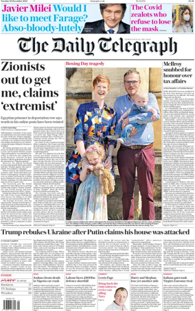 Cover of The Daily Telegraph