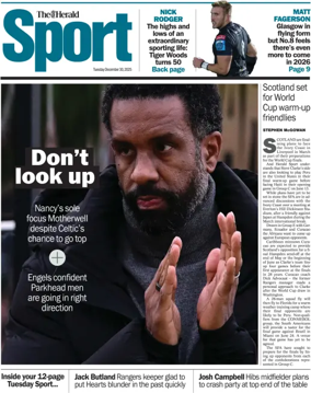 Cover of Herald Sport
