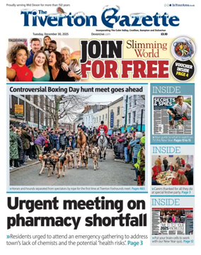 Cover of The Tiverton Gazette