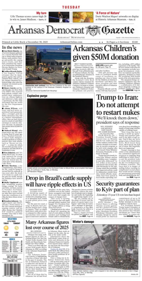 Cover of Arkansas Democrat-Gazette