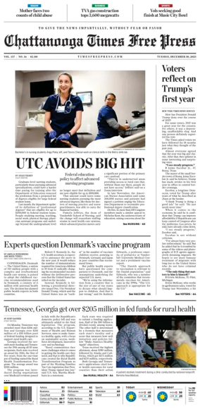 Cover of Chattanooga Times Free Press
