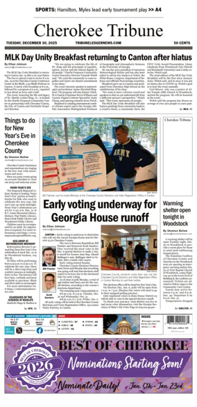Cover of Cherokee Tribune