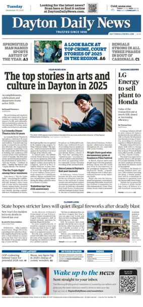 Cover of Dayton Daily News