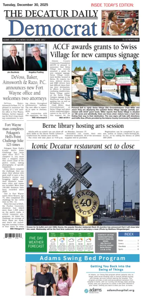 Cover of The Decatur Daily Democrat