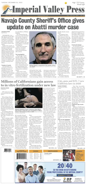 Cover of Imperial Valley Press