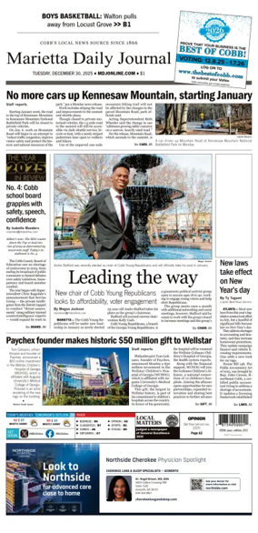 Cover of Marietta Daily Journal