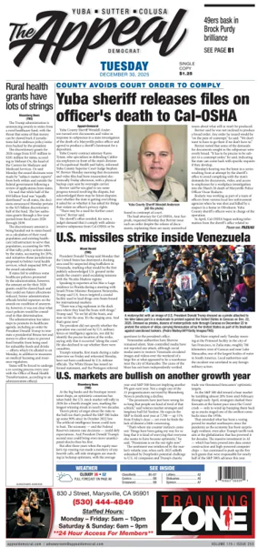 Cover of Marysville Appeal-Democrat    