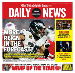 Cover of Philadelphia Daily News