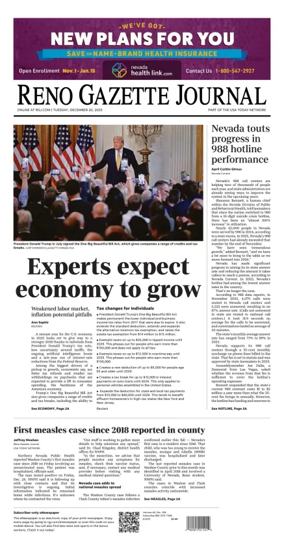 Cover of Reno Gazette Journal