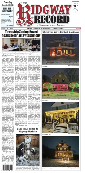 Cover of Ridgway Record