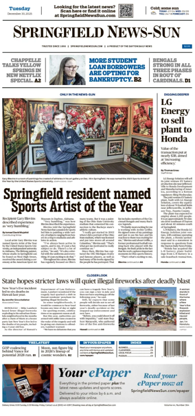 Cover of Springfield News-Sun