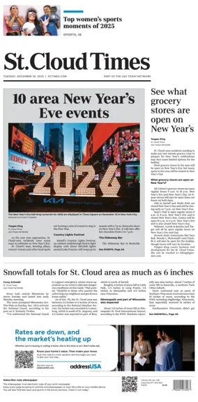 Cover of St. Cloud Times