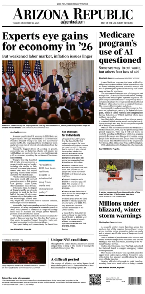 Cover of The Arizona Republic