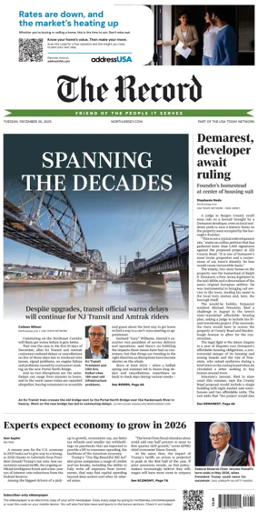 Cover of The Bergen Record