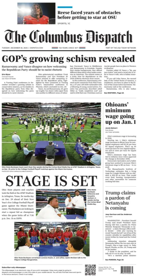 Cover of The Columbus Dispatch