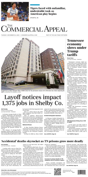 Cover of The Commercial Appeal