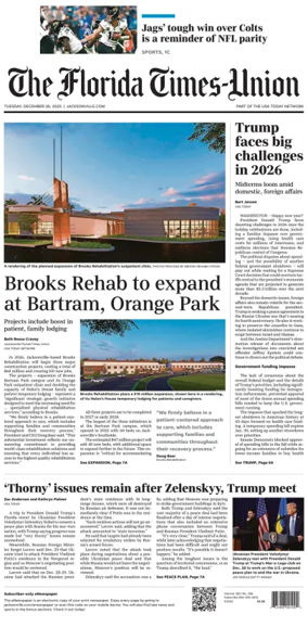 Cover of The Florida Times-Union