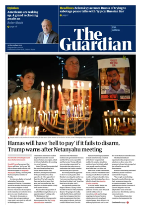 Cover of The Guardian (USA)