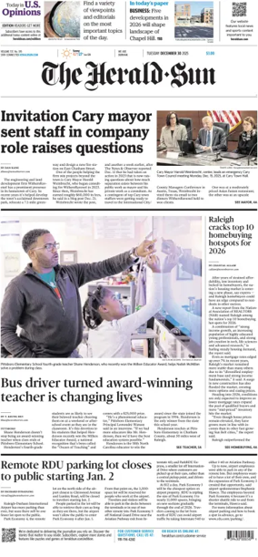 Cover of The Herald Sun