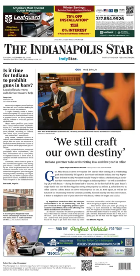 Cover of The Indianapolis Star