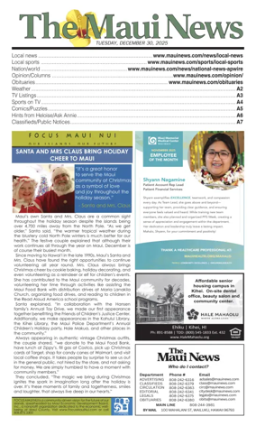 Cover of The Maui News