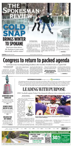Cover of The Spokesman-Review (Spokane)
