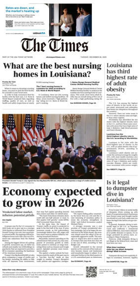 Cover of The Times (Shreveport)