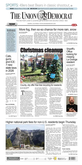 Cover of The Union Democrat