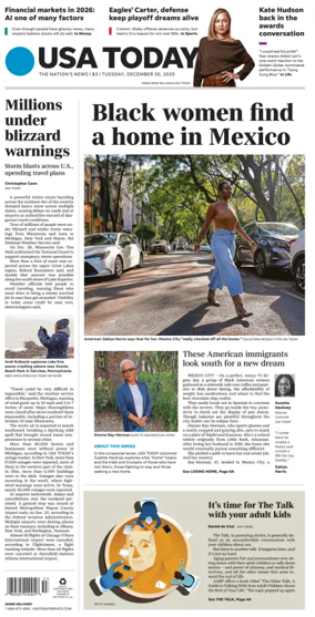 Cover of USA TODAY US Edition