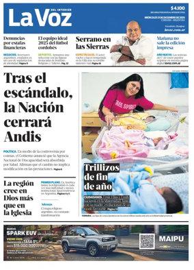 Cover of La Voz del Interior