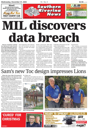 Cover of Southern Riverina news