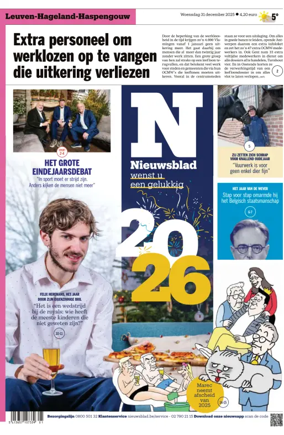 Cover of Het Nieuwsblad