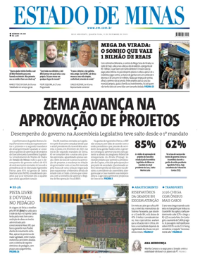 Cover of Estado de Minas (Brazil)