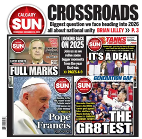Cover of Calgary Sun