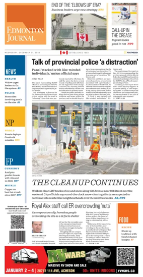 Cover of Edmonton Journal