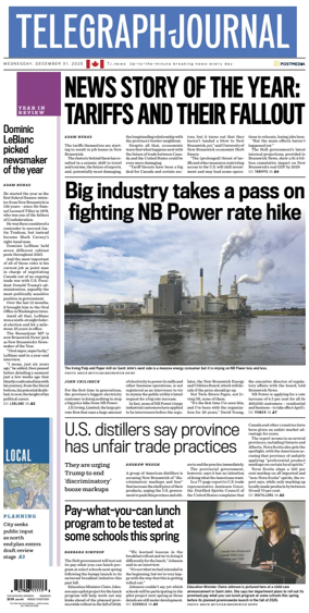 Cover of Telegraph-Journal