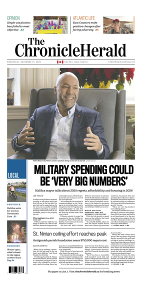 Cover of The Chronicle Herald (Provincial)