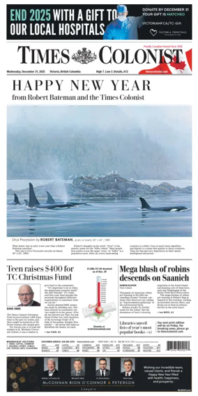 Cover of Times Colonist