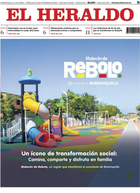 Cover of El Heraldo (Colombia)