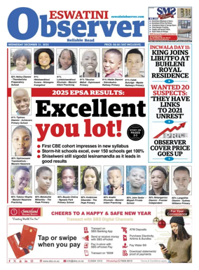 Cover of Eswatini Observer