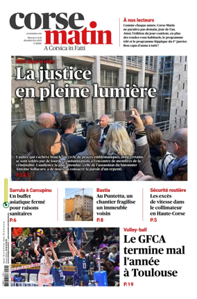 Cover of Corse Matin