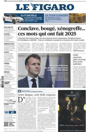 Cover of Le Figaro