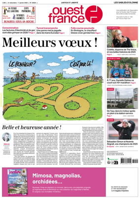 Cover of Ouest France (Les Sables-d'Olonne)