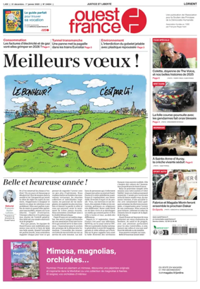 Cover of Ouest France (Lorient)