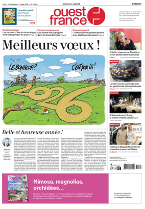 Cover of Ouest France (Pontivy)