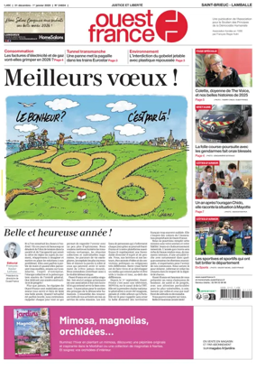 Cover of Ouest-France (Saint-Brieuc Lamballe)